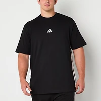 adidas Mens Crew Neck Short Sleeve Active Big and Tall T-Shirt