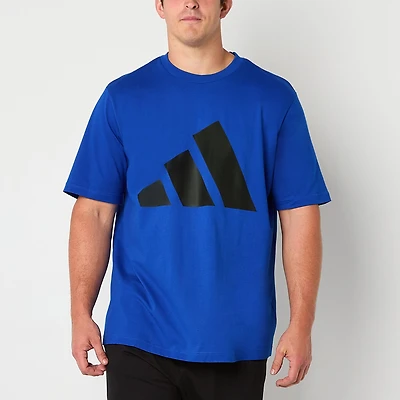 adidas Mens Crew Neck Short Sleeve Regular Fit Big and Tall Graphic T-Shirt