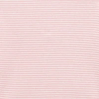 Carter's Baby Girls Round Neck Short Sleeve Rib 5-pc. Bodysuit