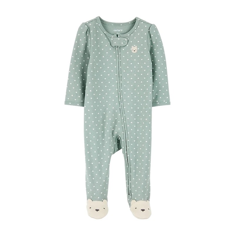 Carter's Bear Baby Girls Dots Sleep and Play