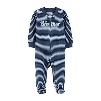 Carter's Little Brother Baby Boys Striped Sleep and Play