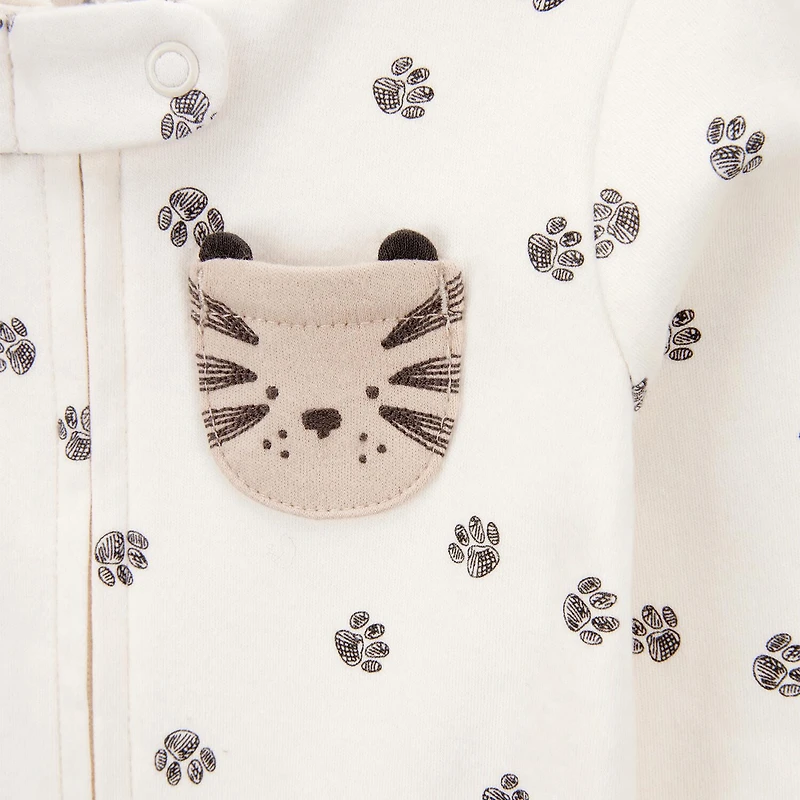 Carter's Tiger Print Baby Boys Sleep and Play
