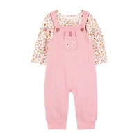 Carter's Baby Girls 2-pc. Jumpsuit Set