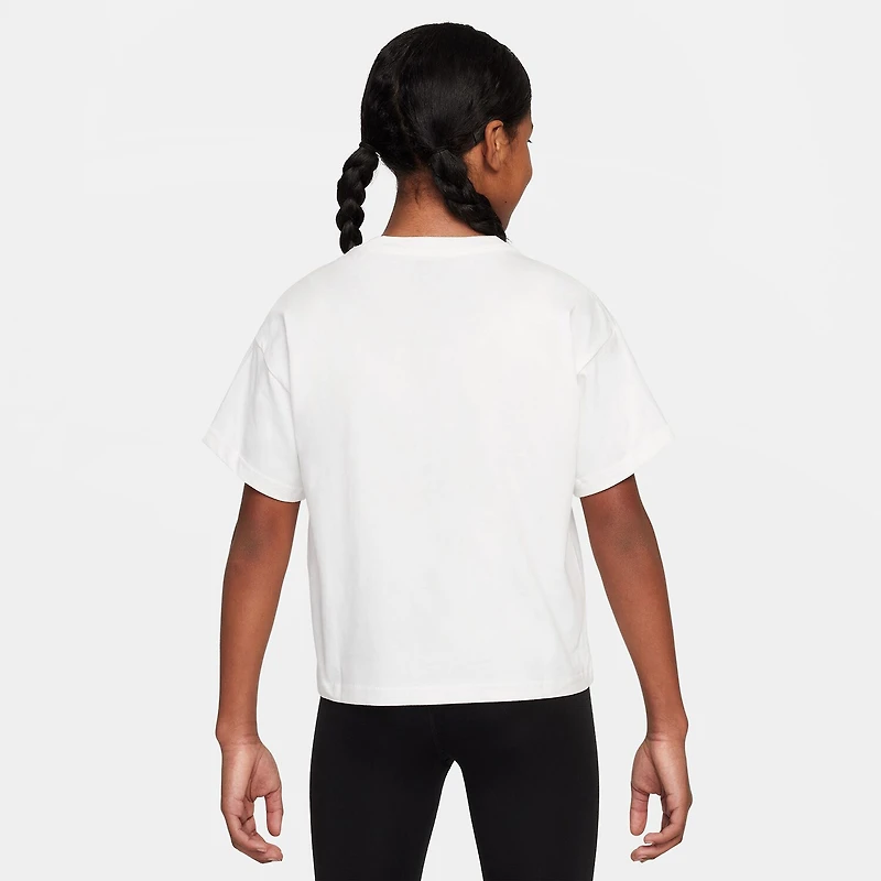Nike Big Kid Girls Crew Neck Short Sleeve Regular Fit Graphic T-Shirt