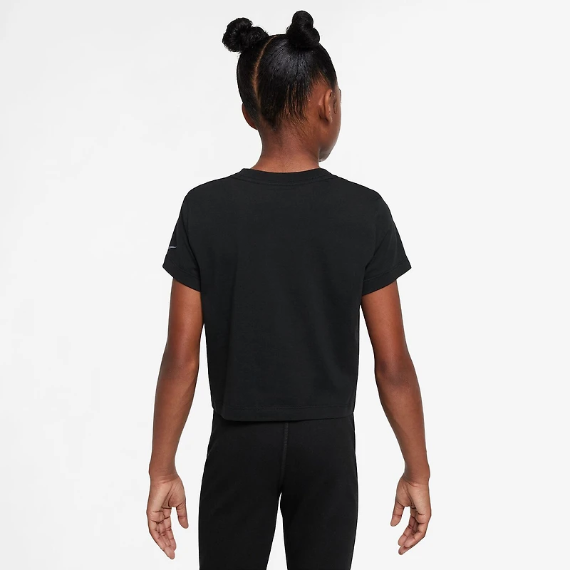Nike Club Big Kid Girls Crew Neck Short Sleeve Regular Fit Graphic T-Shirt