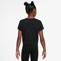 Nike Club Big Kid Girls Crew Neck Short Sleeve Regular Fit Graphic T-Shirt