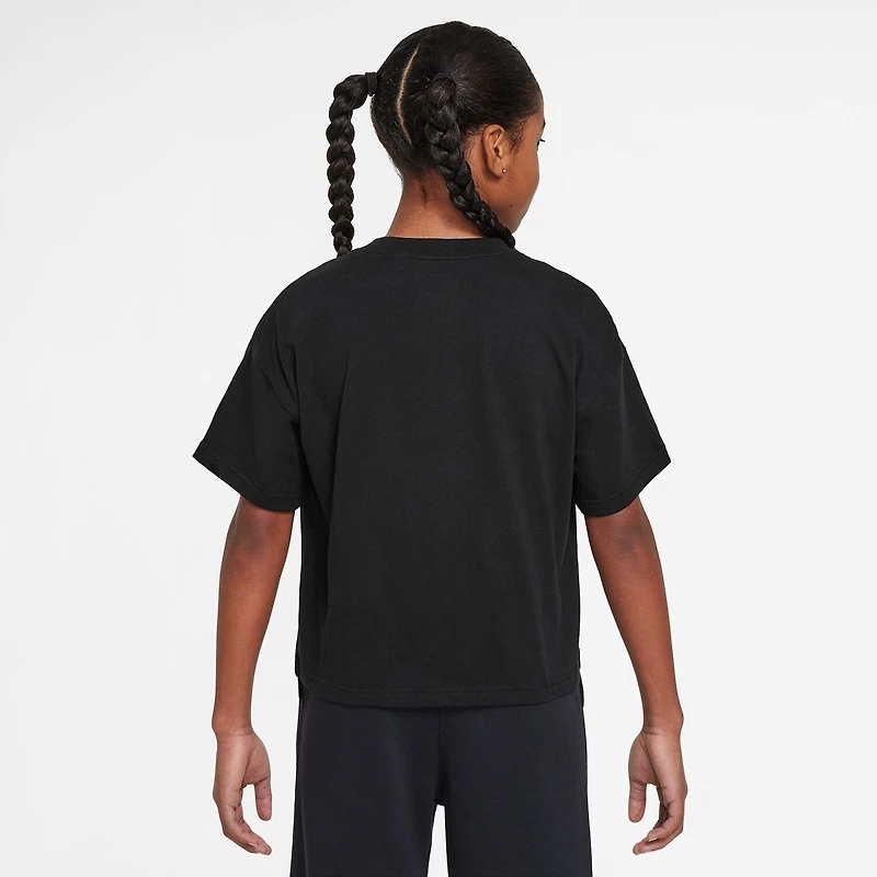 Nike Big Kid Girls Crew Neck Short Sleeve Regular Fit Graphic T-Shirt