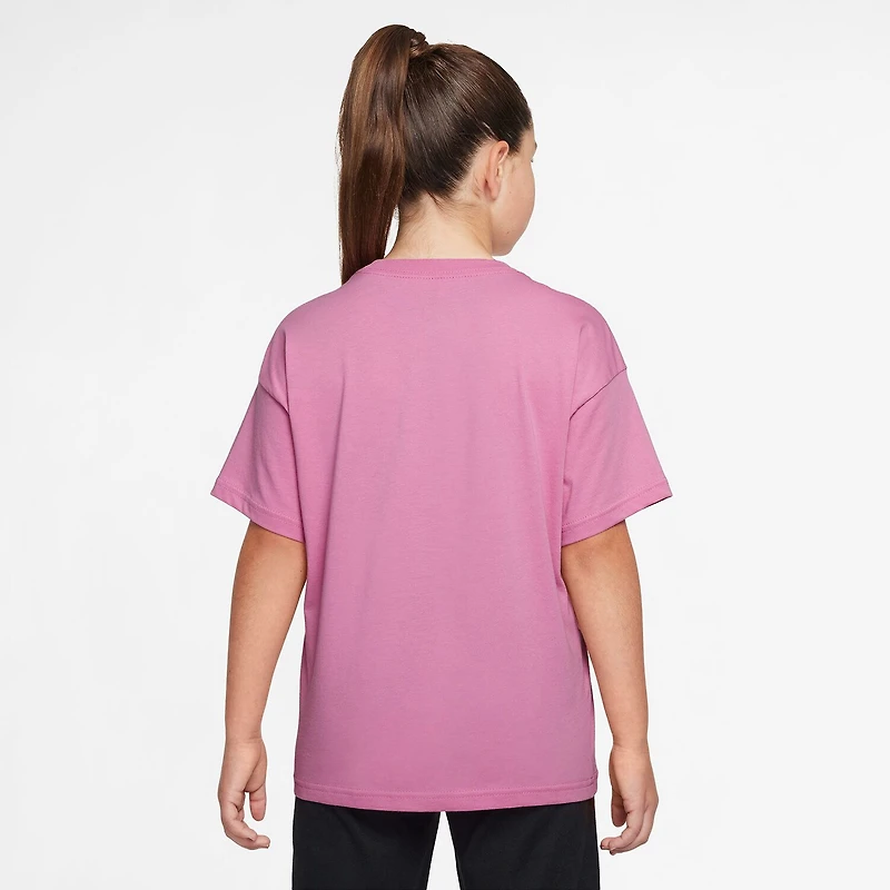 Nike Big Kid Girls Crew Neck Short Sleeve Regular Fit Graphic T-Shirt