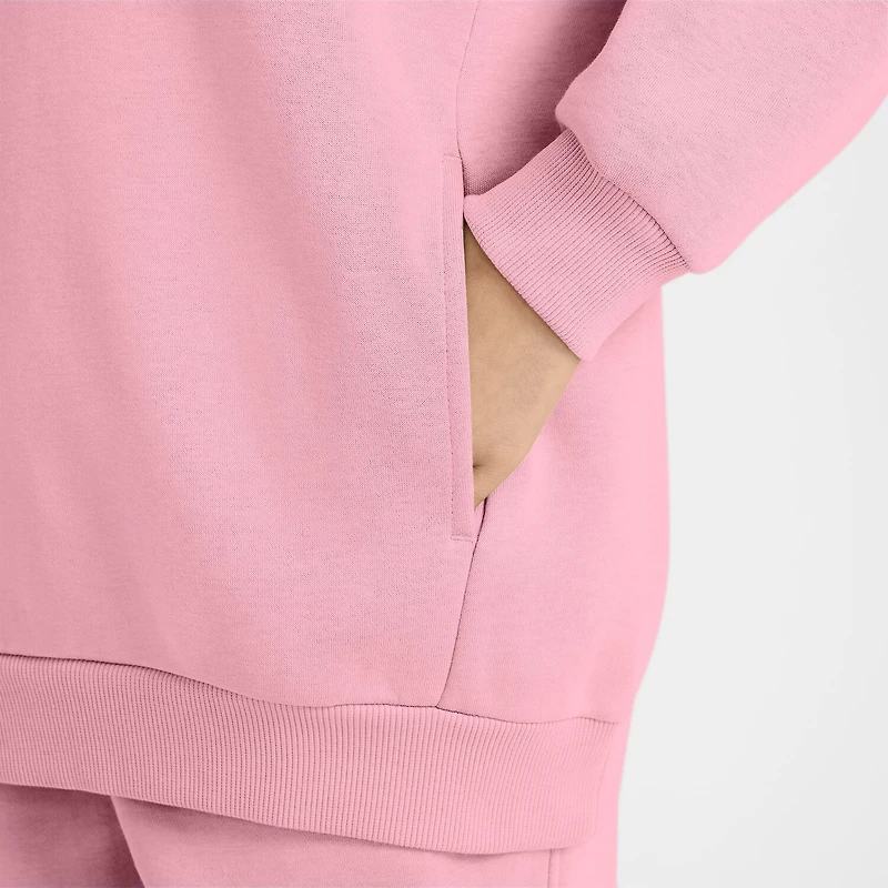 Nike Club Big Kid Girls Long Sleeve Fleece Active Hoodie