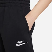 Nike Club Big Kid Girls Cuffed Loose Fit Fleece Jogger Pant