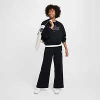 Nike Club Big Kid Girls Wide Leg Regular Fit Fleece Pull-On Pant
