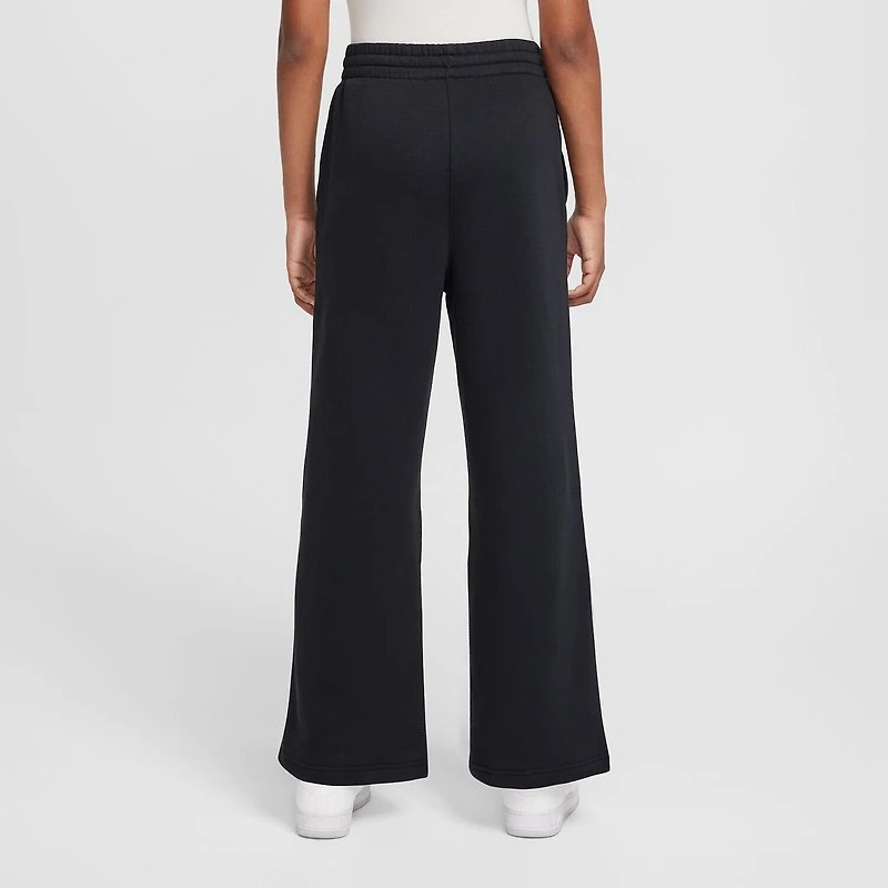 Nike Club Big Kid Girls Wide Leg Regular Fit Fleece Pull-On Pant