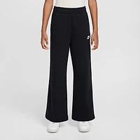Nike Club Big Kid Girls Wide Leg Regular Fit Fleece Pull-On Pant