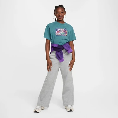 Nike Club Big Kid Girls Wide Leg Regular Fit Fleece Pull-On Pant