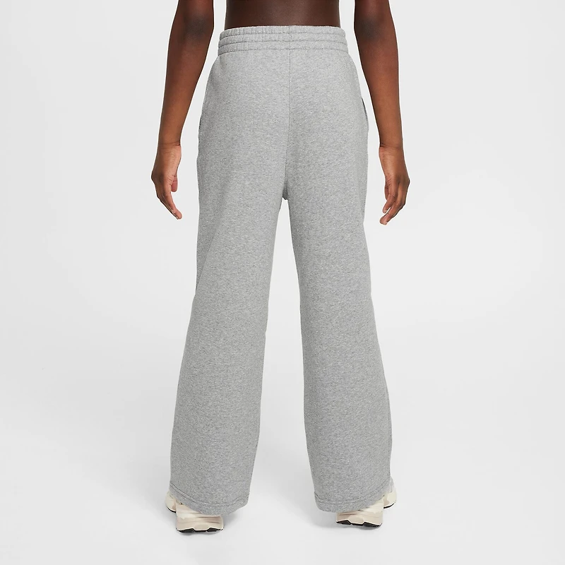 Nike Club Big Kid Girls Wide Leg Regular Fit Fleece Pull-On Pant