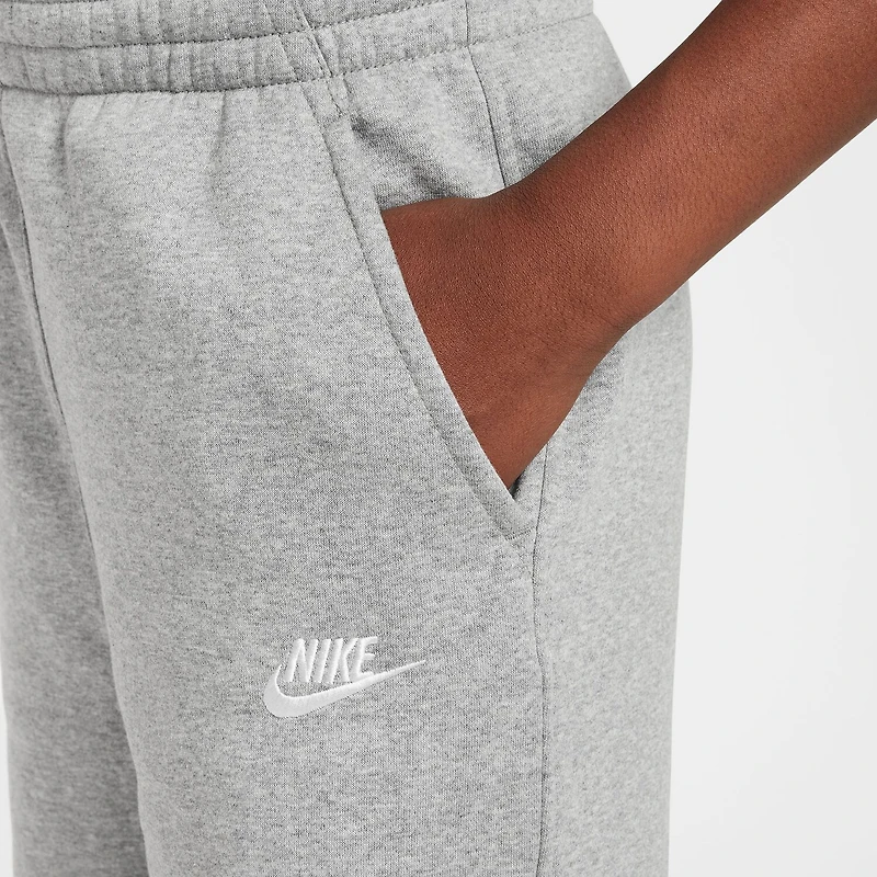 Nike Club Big Kid Girls Wide Leg Regular Fit Fleece Pull-On Pant