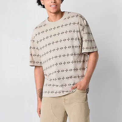 Arizona Mens Short Sleeve Boxy Fit Graphic T-Shirt
