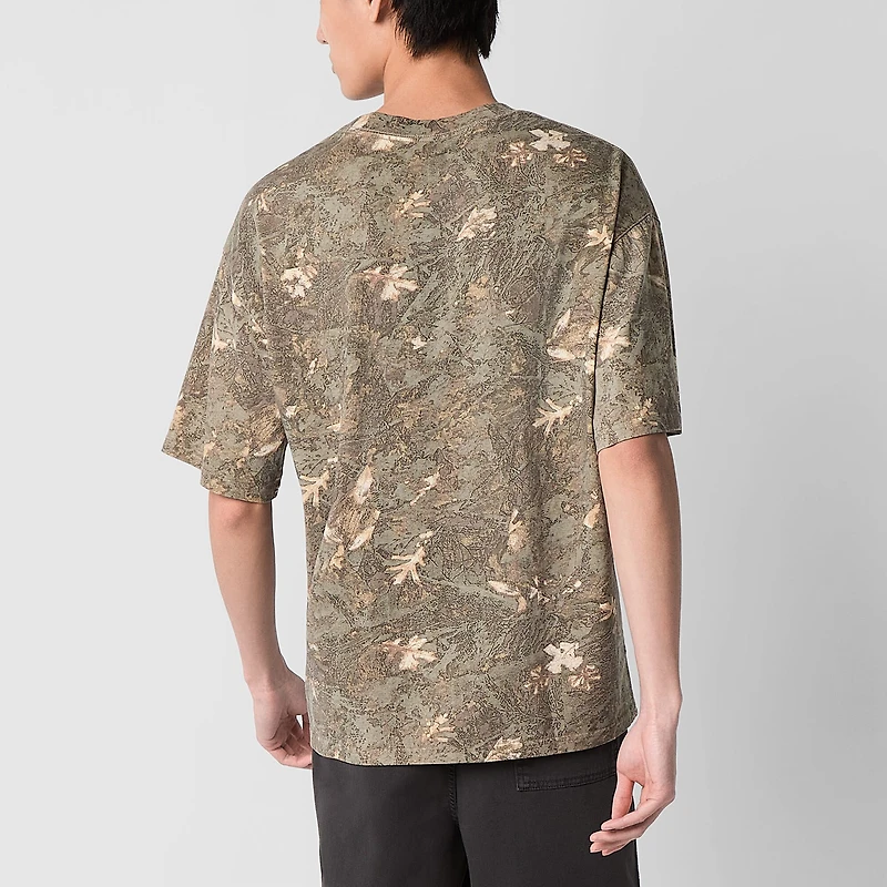 Arizona Mens Crew Neck Short Sleeve Boxy Fit Graphic T-Shirt