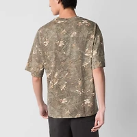 Arizona Mens Crew Neck Short Sleeve Boxy Fit Graphic T-Shirt