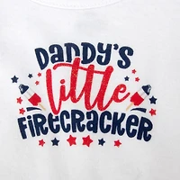 Baby Essentials Little Firecracker Girls 3-pc. Short Set