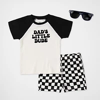 Baby Essentials Boys 3-pc. Short Set
