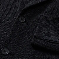 Haggar Brushed Herringbone Mens Midweight Topcoat Coat