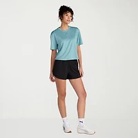 PUMA Womens Mid Rise Moisture Wicking Workout Shorts