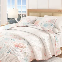 Linery Coastal Reversible Quilt Set