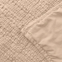 Linery Cotton Waffle Honeycomb Weave 3-pc. Quilt Set