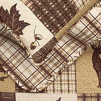 Linery Lodge Mosaic Reversible Quilt Set