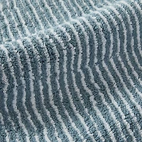 Casual Comfort Pinstripe Cotton Bath Rug