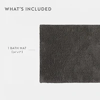 Casual Comfort Solid Reversible Bath Rug