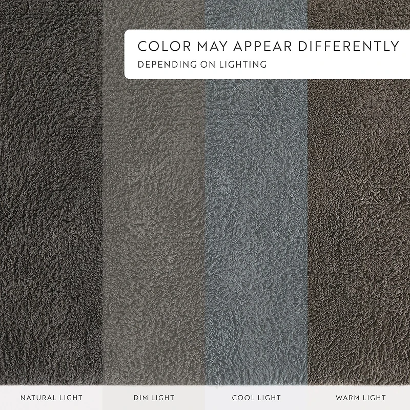 Casual Comfort Solid Reversible Bath Rug