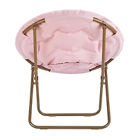 AEROPOSTALE Faux Fur Bow Saucer Papasan Chair