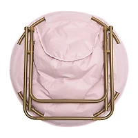 AEROPOSTALE Faux Fur Bow Saucer Papasan Chair