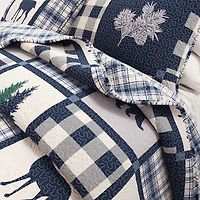 Linery Nature Mosaic Reversible Quilt Set