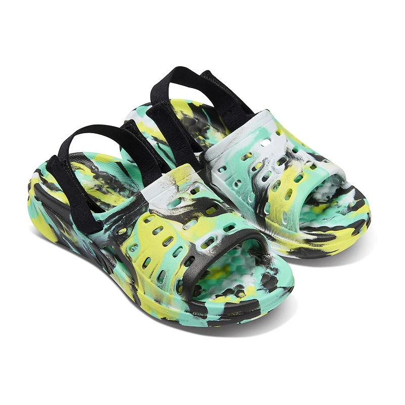 joybees® Unisex Kids Marbled Trekking Slide Sandal