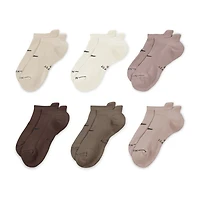Nike Womens 6 Pair No Show Socks