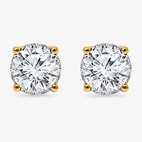 ( I/SI2 )1-1/2 CT. T.W. Lab-Grown Diamond Sterling Silver or 14K Gold over Silver Round Stud Earrings