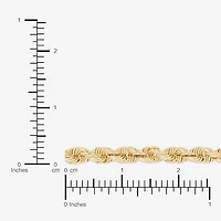 Mens 10K Gold 22 Inch Rope Chain Necklace