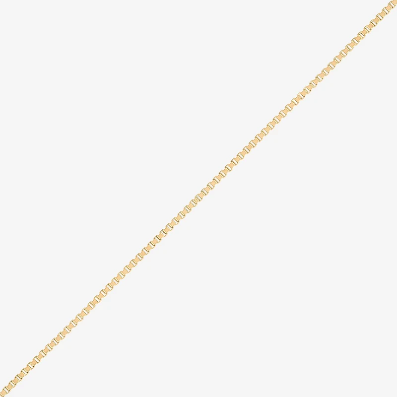 Made in Italy Womens 14K Gold 20 Inch Box Chain Necklace