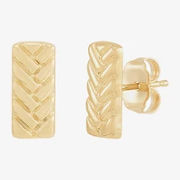 Gold Addiction 10K Gold 6mm Stud Earrings