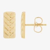 Gold Addiction 10K Gold 6mm Stud Earrings