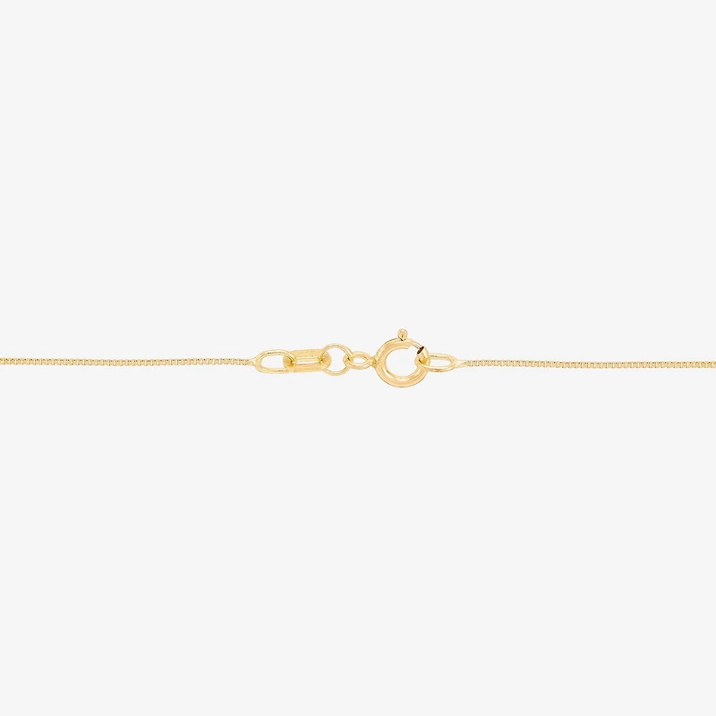 Gold Addiction Womens 10K Gold Hamsa 18 Inch Pendant Necklace