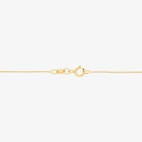 Gold Addiction Womens 10K Gold Hamsa 18 Inch Pendant Necklace