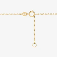 Gold Addiction Womens 10K Gold 17 Inch Chain Necklace