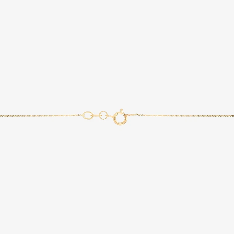 Gold Addiction Womens 10K Two Tone Gold Moon 18 Inch Pendant Necklace