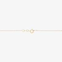 Gold Addiction Womens 10K Two Tone Gold Moon 18 Inch Pendant Necklace