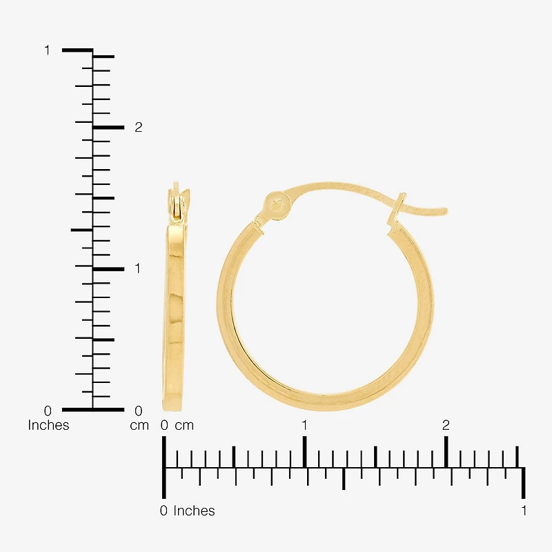 Womens 10K Gold Pair Earring Set