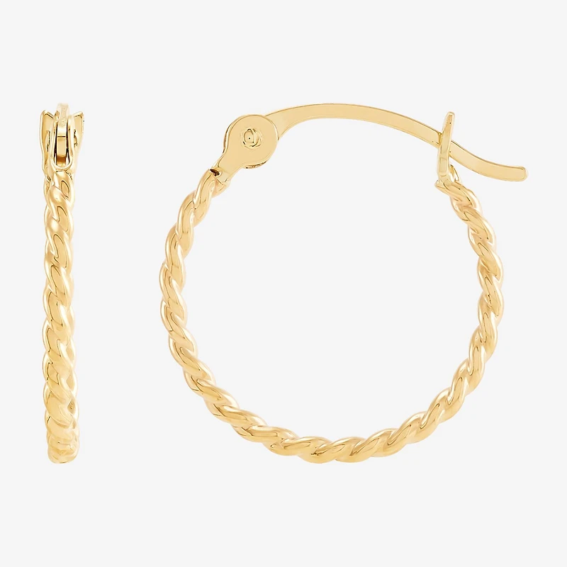 Womens 10K Gold Pair Earring Set